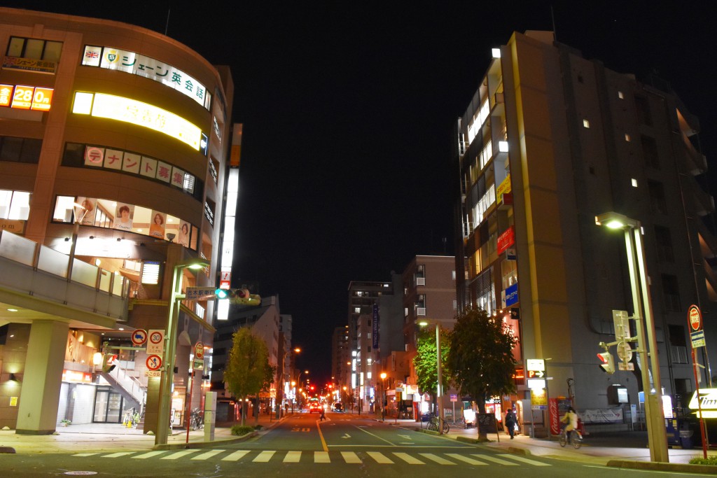 平成２７年１１月の志木駅東口駅前通り