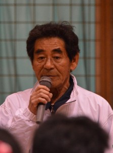 挨拶する市之瀬会長